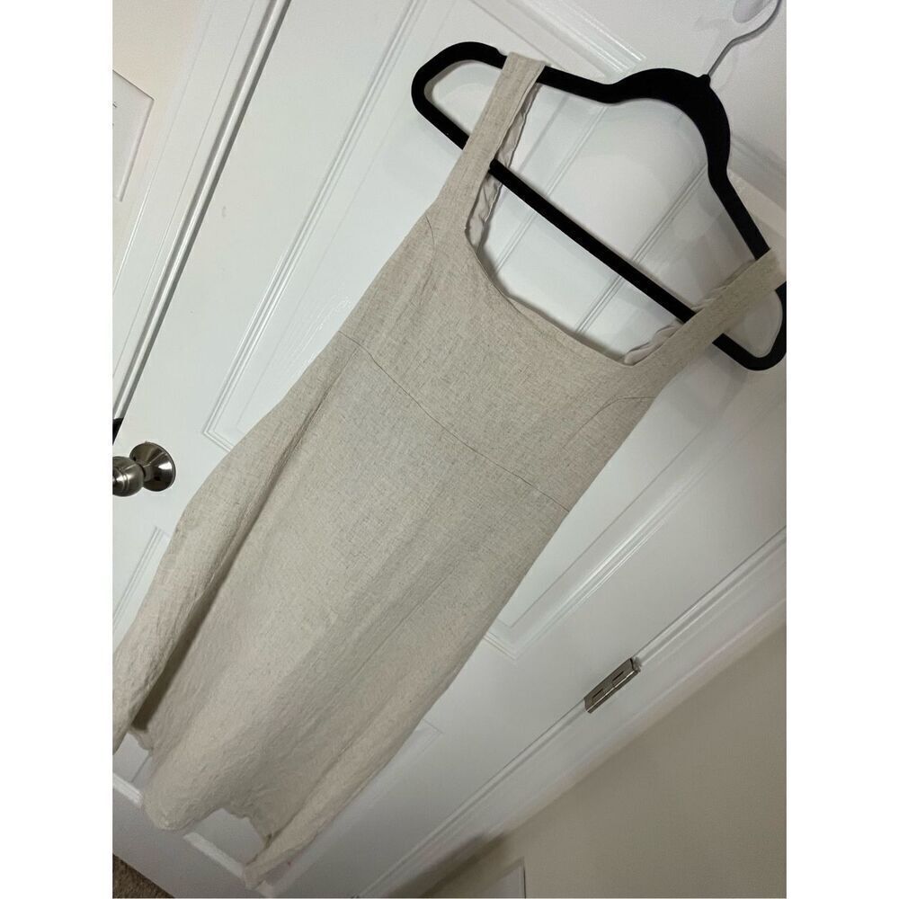 ASOS women’s sleeveless dress size 12 tan